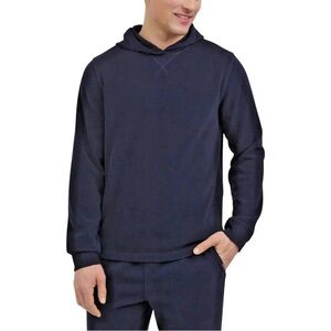 Eddie Bauer Men's Deep Blue Textured Hoodie